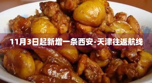 11月3日起新增一条西安-天津往返航线