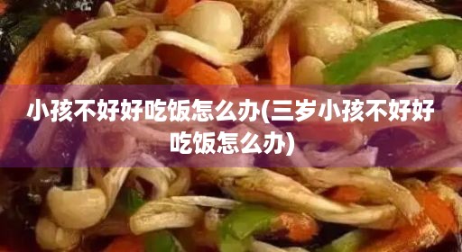 小孩不好好吃饭怎么办(三岁小孩不好好吃饭怎么办)